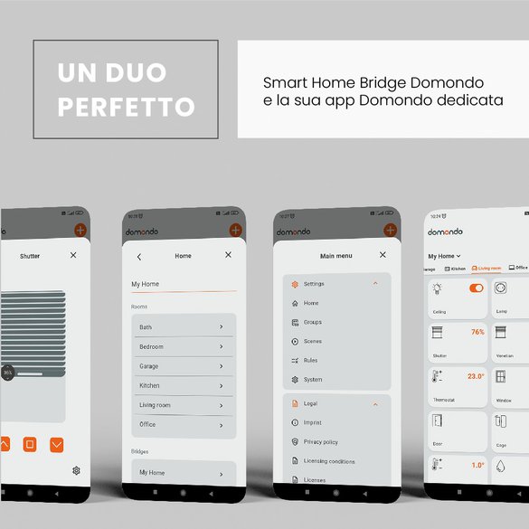 Installazione semplice dell'app per il controllo delle tapparelle