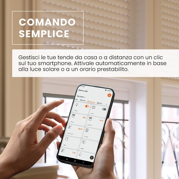 Controllo delle tapparelle tramite app