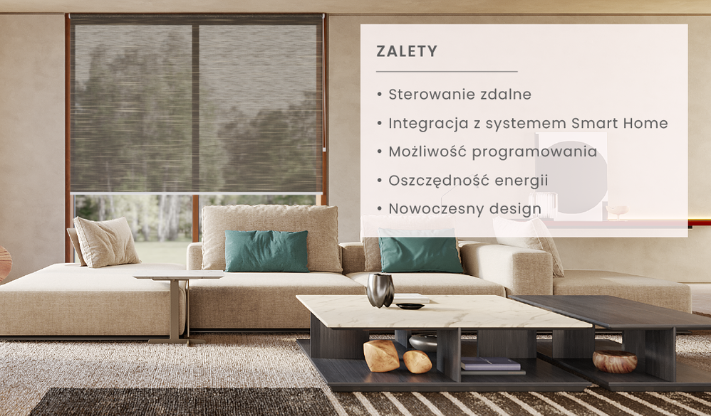 Zalety automatyzacji rolet wewnętrznych