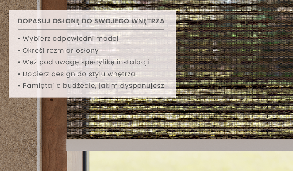 Jakie rolety elektryczne wewnętrzne wybrać?