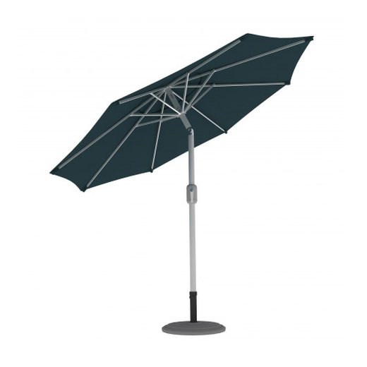 Parasol droit orientable rond 3,5 m, Vert