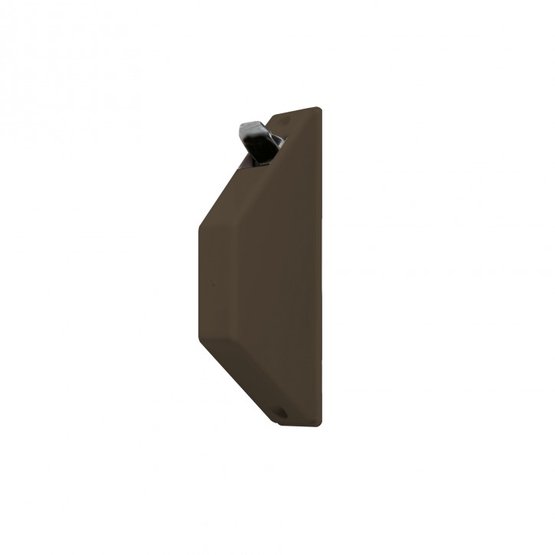 Miniaturowy zwijacz natynkowo-podtynkowy, bez taśmy (do taśmy o szer. 15 mm), brązowy, Promocja