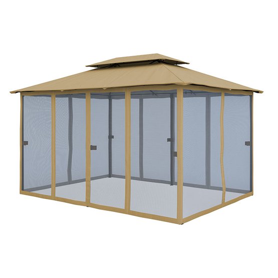 Zestaw ścian bocznych do pawilonu ogrodowego Comfort, 3x4 m