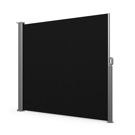 Markiza boczna gotowa, czarna 160 x 300 cm, Promocja