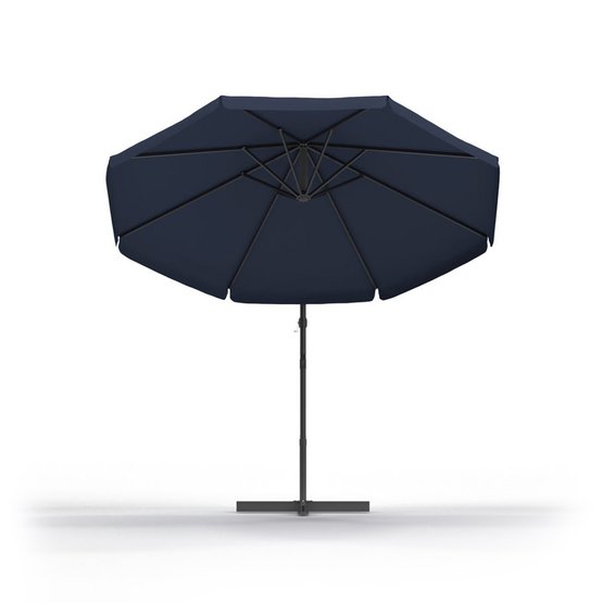 Parasol Ogrodowy z Pokrowcem Okrągły 3m