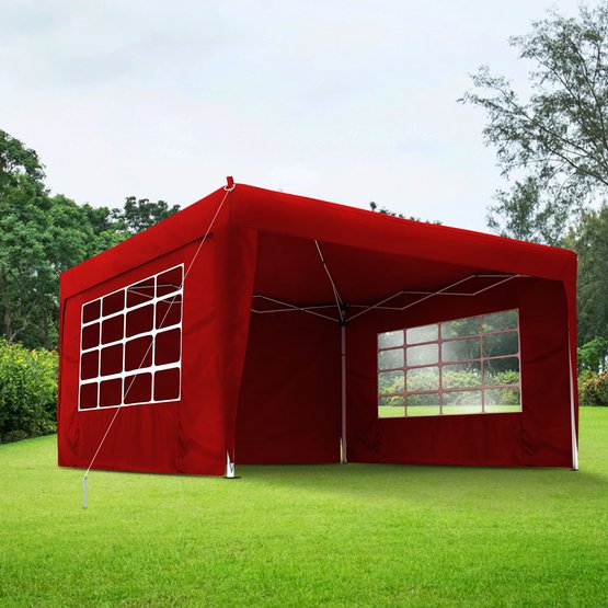 Ścianka z oknem do pawilonów ogrodowych Premium i Basic, 295x195 cm